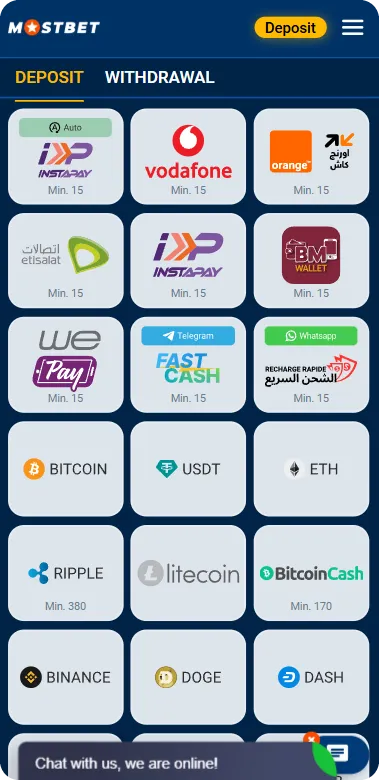 Deposit methods