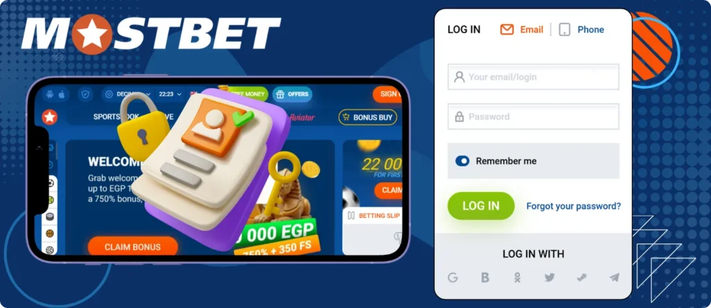Login casino Mostbet