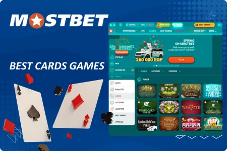 Mostbet card games